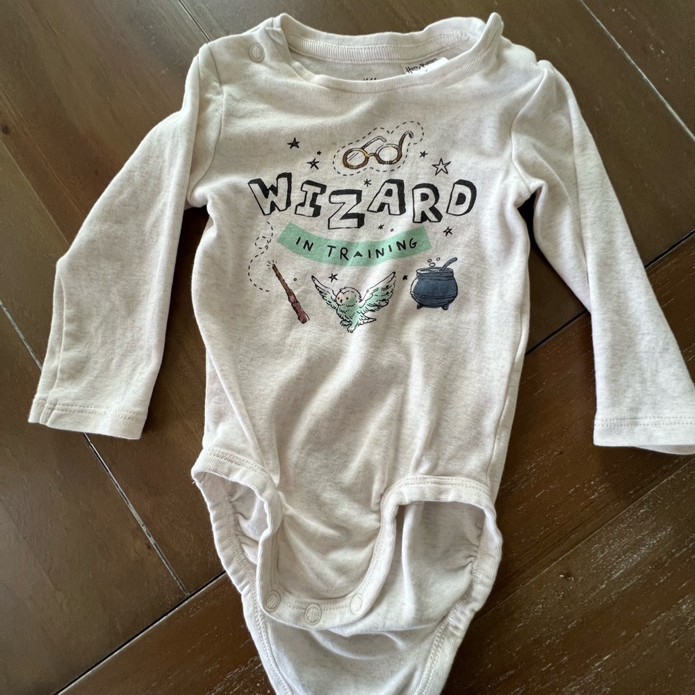 Wizard in Training Baby Onesie - H&M x Harry Potter - 6M
